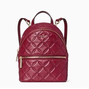 Kate Spade Leather natalia mini convertible backpack BlackBerry EUC